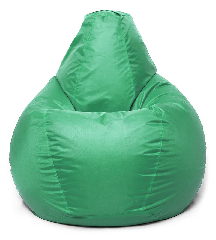 Кресло мешок Relaxline Груша в зелёном оксфорде XL