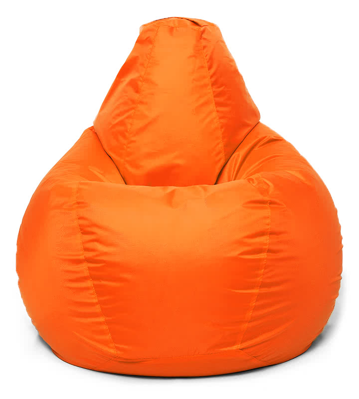 Кресло мешок Relaxline Груша в оранжевом оксфорде L