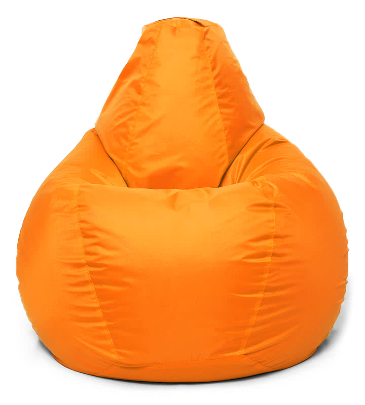 Кресло мешок Relaxline Груша в оранжевом оксфорде XXXL
