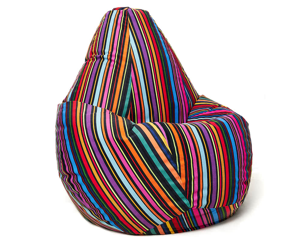 Кресло мешок груша в принте Relaxline линии XL