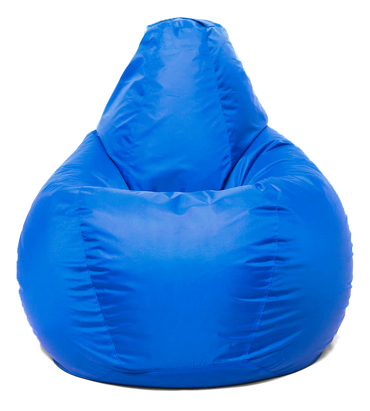 Кресло мешок Relaxline Груша в синем оксфорде L