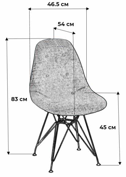 Стул eames dsr черный