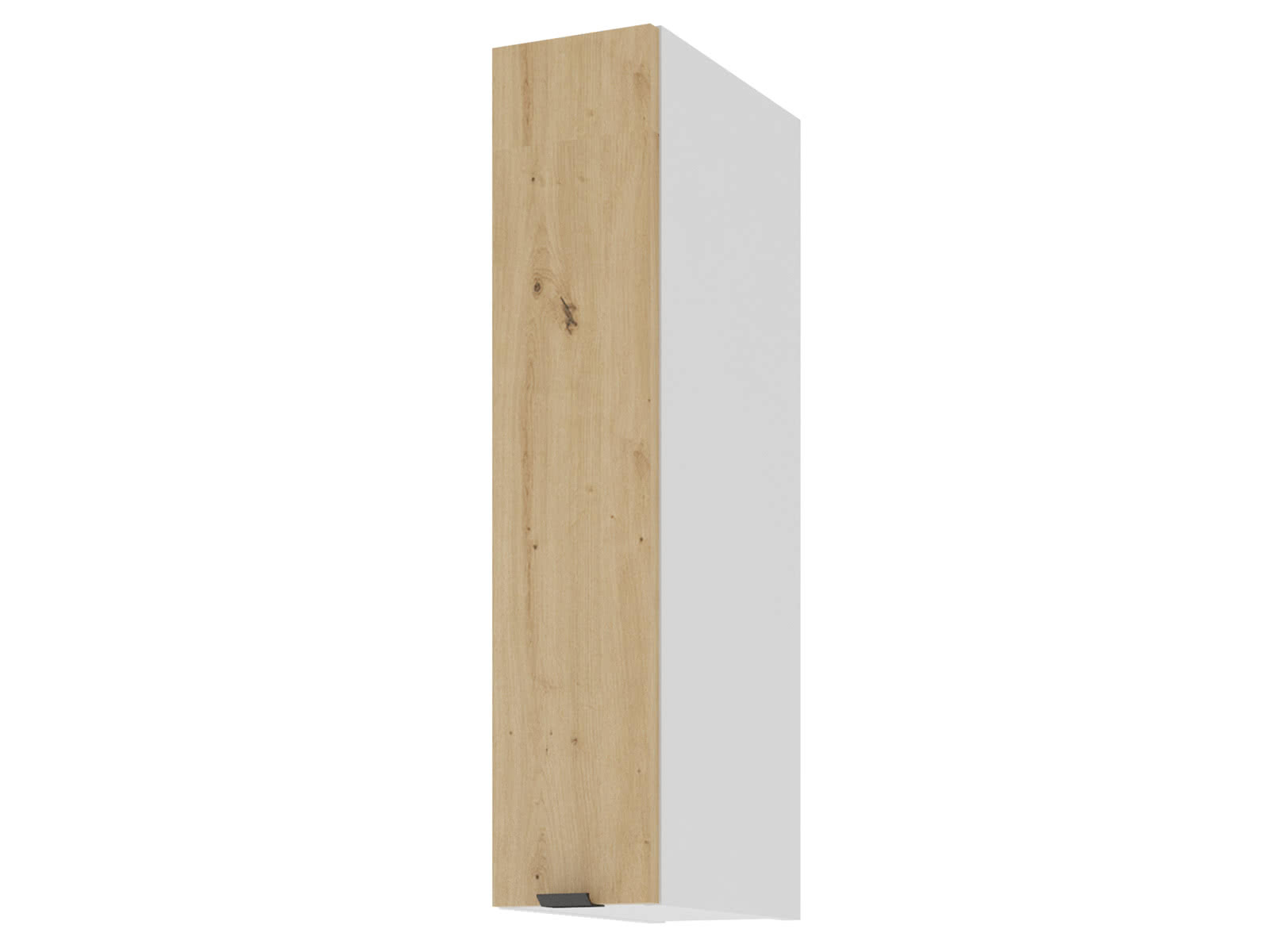 Купить Шкаф навесной СтолЛайн Колор 15 х 72 см, Дуб дикий / Белый Дуб дикий / Белый недорого в интернет-магазине