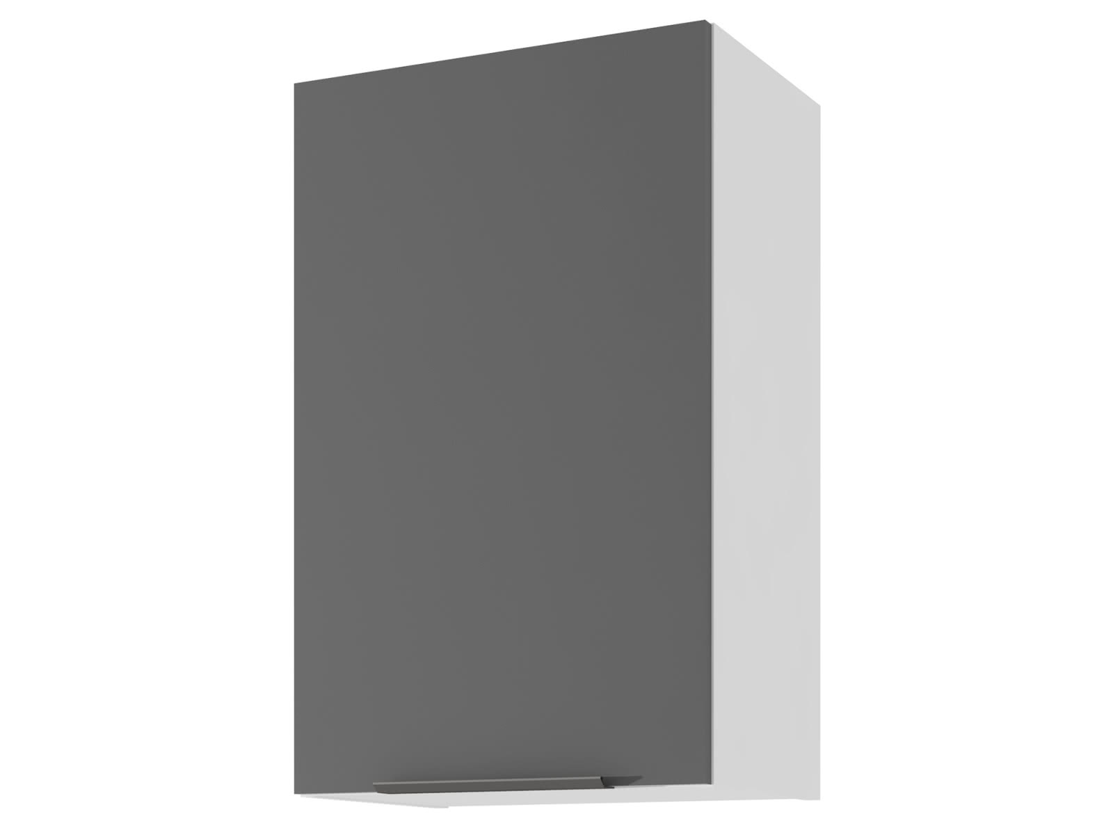 Шкаф навесной СтолЛайн Колор 45 х 72 см Черный графит / Белый цена — лучшие модели в каталоге
