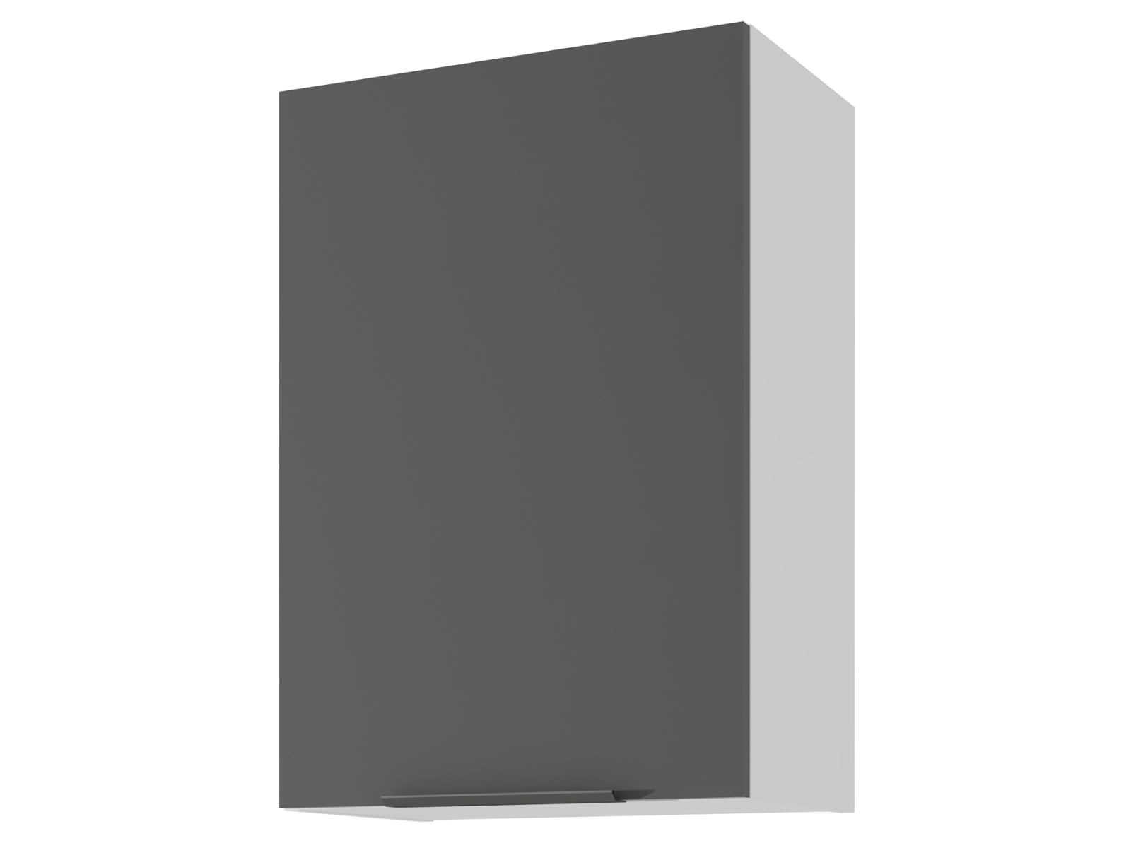Шкаф навесной СтолЛайн Колор 50 х 72 см Черный графит / Белый цена — лучшие модели в каталоге