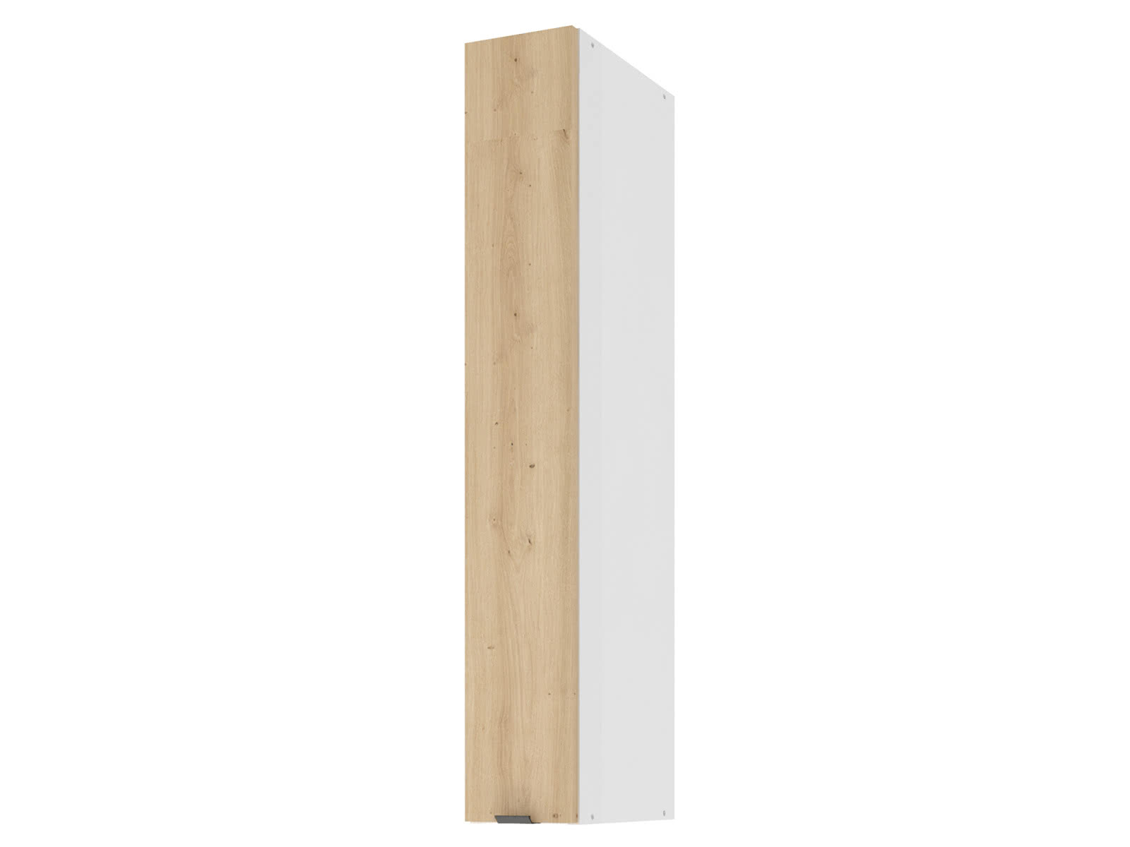 Купить Шкаф навесной СтолЛайн Колор 15 х 96 см, Дуб дикий / Белый Дуб дикий / Белый недорого в интернет-магазине